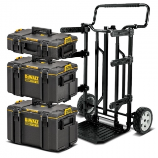 Sada kufrů DEWALT TOUGHSYSTEM 2.0 s vozíkem –  DWST83401-1