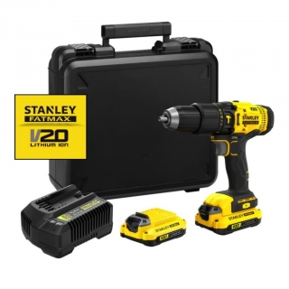 Aku-příklepová vrtačka STANLEY V20 – SFMCD711C2K 