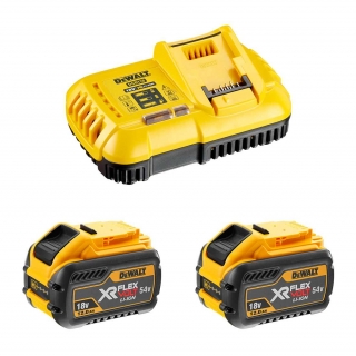 Nabíječka DeWALT FLEXVOLT+2 akumulátory – DCB118Y2