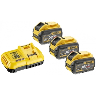 Nabíječka DeWALT FLEXVOLT+2 akumulátory – DCB118X3