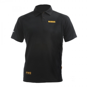 48908/XL PÁNSKÉ POLO TRIČKO DEWALT ORIGINAL  ČERNÉ RUTLAND PERFORMANCE*