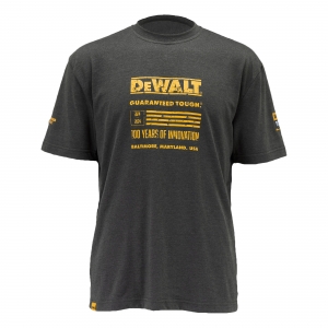 50006/XL PÁNSKÉ TRIČKO 100LET DEWALT ORIGINAL ŠEDÉ*