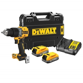 Aku příklepová vrtačka 18V 2x1,7Ah DeWALT POWERSTACK DCD805E2T