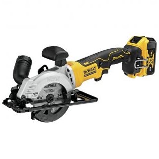 DCS571P2 DeWALT aku kotoučová pila 115 mm, 18 V XR, 2x 5,0Ah, v kufru TSTAK