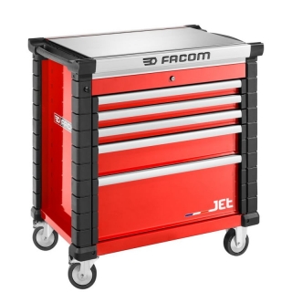 Montážní skříň pojízdná - vybavená 90 dílů FACOM JET.CRTCAR2
